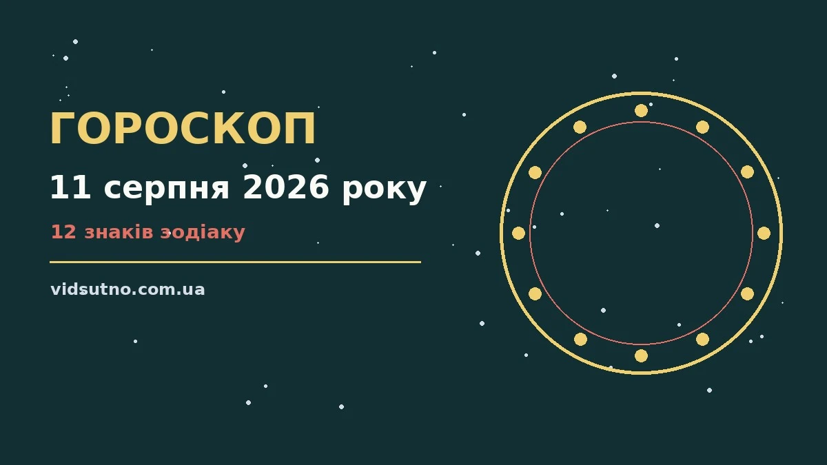 Щоденний гороскоп на 11 серпня 2026 року: кар'єра, фінанси та переговори для всіх знаків Зодіаку