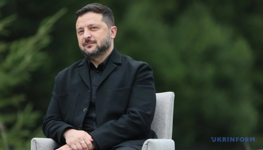 Президент Володимир Зеленський виступає на Карпатському економічному форумі в Івано-Франківській області
